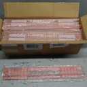1.2” American Mahjong Set Complete - 168 Pink Floral Melamine Tiles, 4 Upgraded Non-Slip Mahjong Racks with Pushers, Bag, Dice & Chips, Pretty Mah Jongg Gift for Women Mom Birthday Beginners