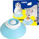 4 x Slow Feeder cat Bowl, Interactive Licking Bowl for Wet & Liquid Food, Cat Puzzle Feeder, Non-Slip Cat Food Bowl for Slow Eating, Anxiety Relief Cat Slow Feeder Bowl White Ball