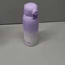 Portable Bottle Warmer for Travel - Large 12oz Capacity with Dual Heating Modes for Breast Milk & Water, Fast Heating Smart Temperature Control, Portable Milk Warmer Gifts for New Mom Purple