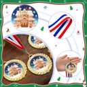 30 Pcs Gingerbread House Medals 2.7 Inch Christmas Award Medals Bulk Metal Gingerbread Trophy Awards with Neck Ribbon for Christmas Contest Game Party Celebrations Competitions