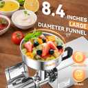 Newhai 450W Electric Tomato Strainer Commercial Tomato Milling Machine Stainless Steel Food Press Sauce Maker Food Squeezer Machine 110volt