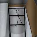 UNICASA 3 Tier Serving Tray for Parties  White Oval Porcelain Serving Platters and Trays with Collapsible Metal Stand  Tiered Dessert Stand for Cake, Snacks, Appetizers, Fruits, Chips & Dips