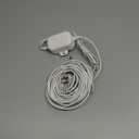 ALERTCAM Outdoor Power Adapter for Stick Up Cam Battery/Plug-in 3rd Gen, 25 ft Weather Resistant Charging Cable with Barrel Plug Continuously Charge Your Security Camera, White