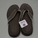 Skechers Men's USA Parson Sd - Gino Thong Sandal With Frayed Edges (12, Choc)