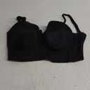 SEA BBOT Women Longline Strapless Bra Full Coverage Corset Bra Hide Back Fat (40DD, Black)