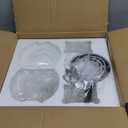 WILON 2-Light Bathroom Vanity Light Fixture Over Mirror, Black and Gold Sconces with Clear Globe Glass Shades, E26 Base Wall Lamp for Living Room Bedroom Stairway