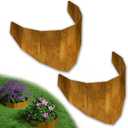Decoroca Corten Steel Hillside Planter - Innovative & Durable Terrace-Style Planters for Slope Gardening - Prevent Soil Erosion, Beautify Hillsides & Landscapes (40" W x 18" H/Set of 2) (2pcs)