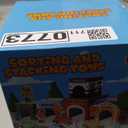 Baby Stacking Toys for Toddlers, Magnetic Wooden Cars & Garage Sorting Community Helpers Preschool Educational Learning Montessori Toys Birthday Gifts for Kids Number Blocks Nesting Boxes