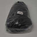 12x12 Canopy Replacement Top with Air Vent Silver Coated for Straight Leg Canopy Frame, (Black)