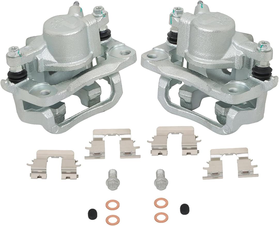 Labwork 2x Rear Left and Right Disc Brake Caliper Replacement for Toyota Sienna 4 Wheel Disc 2004-2010