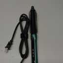 3/4 Inch Barrel Thermal Round Brush, Volume Heat Styling Brush for Men and Women Medium Thin Curly Straight Hair, Heated Curling Iron,12 Temperature Setting (1.35 Inch with Bristles)