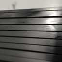STICKGOO Slat Wall Panel, 3D Wall Panels for Interior Wall Decor PVC Fluted Textured Panel 12-Tile 19.7 x 19.7in - Black