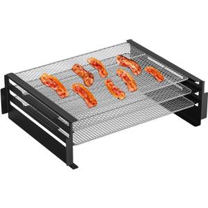 SafBbcue 24 Inch Jerky Grill Racks for Camp Chef Pellet and Smoker Grill Replacement Parts, PG24 Camp Chef SmokePro PG24DLX, PG24SE, PG24LS, PG24LTD, PG24S Parts,Jerky Smoking Racks,Smoking Beef Jerky