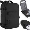 coofay Travel Backpack For Women Men Airline Approved Carry On Backpack Flight Approved Waterproof Sports Luggage Backpack Casual Daypack Small Hiking Backpack Black Backpack (Standard, A-black)