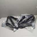 HOUSE DAY Black Velvet Hangers 60 Pack, Non Slip Clothes Felt Hanger Heavy Duty for Coat, Premium Slim Space Saving Suit Hangers for Closet Organizer, 360 Rotating Silver Hook