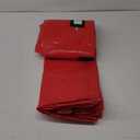 ZOBER Christmas Tree Storage Bag - Fits 9 Ft Artificial Trees - Plastic, Waterproof Christmas Tree Bag - Strong, Durable Handles - Labeling Card Slot - Red