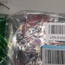 200PCS 1/4" PVC Ring Crimp Terminals,AWG16-14 M6 Insulated Ring Electrical Wire Crimp Connectors(100 Pcs Red +100 Pcs Black)