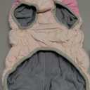 Lelepet Dog Coat Warm Dog Winter Coat Waterproof Dogs Jacket with Harness Built in Reflective Pet Fleece Vest Zip-Up Cold Weather Coats for Large Dogs Turtleneck & Windproof Coats Boston Terrier Pink