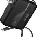 W&P Portable Charger Power Bank with Built in Cables & AC Wall Plug,35W Fast Charging,20000mAh External Battery Pack for iPhone 16/15/14/13/12 Pro, iPad, MacBook Air, Samsung (Travel Essential)