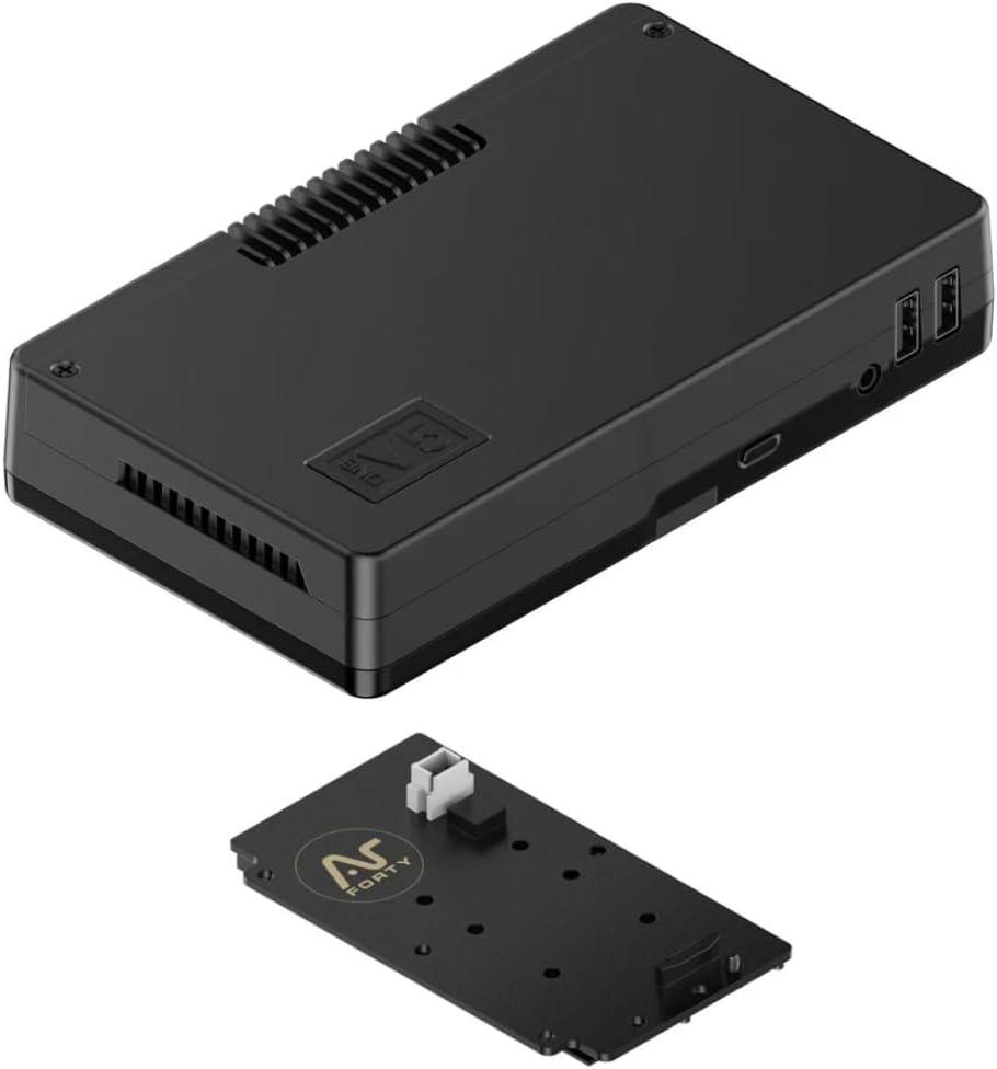 Argon ONE V5 M.2 Case | Raspberry Pi 5 Aluminum Case with M.2 Single NVME PCIE Slot | Passive and Active Cooling | Dual Full HDMI Port