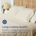 Queen Size Flat Sheet - Hotel Quality Top Flat Bed Sheet Only - Ultra-Soft, Comfy Breathable & Cooling - Fade & Wrinkle Free - Easy-Care, Stain & Shrink Resistant Bedding - Easy-Fit & Oeko-Tex - Wheat