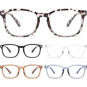 BLS BLUES Reading Glasses for Women for Home, Office & Driving - HD Clear Readers with Blue Light Blocking Protection,  5 Pack Mix, 1.5 x