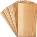 Langxinese Bigger 12 PK, Cedar Planks for Grilling Salmon,11"x 5.5" Better Smoking, Add Best Smoky Flavor to Salmon, Veggies, Restaurant Quantity