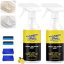 2Pcs Multi-Purpose Stain Remover, All Purpose Cleaner Spray, Powerful Cleaner Kitchen Multi-purpose Foam Cleaner Spray for Kitchens, Floors, Toilets and Cars (120ML)