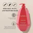 Saphira Dead Sea Minerals Shampoo  Sulfate Free Professional Hair Care  Hydrating & Nourishing Shampoo for All Hair Types (34 Fl Oz (Pack of 1))