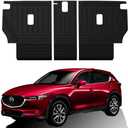 Ecarzo Backrest Mat Compatible with 2017-2024 2025 Mazda CX-5 Accessories TPE Back Seat Protector All Weather Waterproof 5-Seat Cargo Liner for 2024