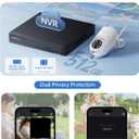 FOSCAM 4K Security Camera Outdoor, Full Space Sense WiFi Camera 360 Radar Auto-Tracking, No-Blind-Spot View, Human/Car/Motion/Sound Detection, Color Night Vision, IP66 Compatible with Alexa
