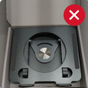 JOIOT Swivel Tablet Stand with 360 Rotating Base, Adjustable Holder for Drawing, Compatible with iPad Pro/Air/Mini and More (Black)