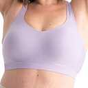 Truekind Bras for Women - Womens Bras, Wirefree Bra Lavender, Size 2XL 
