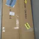 Himix 6 Tier Foldable Storage Shelves, Expandable Folding Bookshelf with Wheels, Changeable into 2 Shelf Units, Collapsible Adjustable Storage Rack Metal Shelves for Garage Kitchen, Basement, White