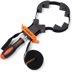 HORUSDY Band Clamp, Woodworking Frame Clamp Strap Holder for Picture Strap Clamp Strap Clamp (Band Clamp)