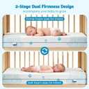 JOYMISS Breathable Crib & Toddler Mattress: Soft Cribs mattresses for Waterproof - 52" x 27.6" x 5" - Tencel Toddler Bed Mattress Fits Baby and Kids, 52 x 28 x 5 inches