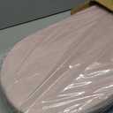 Storage Ottoman Bench Tufted Oval Ottomans for Living Room Foot Rest, Chest Box Velvet Bench with Storage, Pink 43"x15"x15" (Pink)