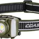 Coast FL95R 1250 Lumen Rechargeable Plus LED Headlamp with Green, Red and Area Light Modes and Glide Focus