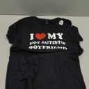 I Love My Hot Autistic Boyfriend, I Heart My Hot Autistic BF T-Shirt S