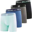 Billabong Mens Underwear 4 Pack Microfiber Performance Boxer Briefs for Men, Size S