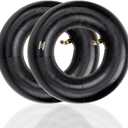 HIAORS 9x3.50-4 2.80-4 2.50-4 Inner Tubes with Bent Metal Valve Stem for Hand Trucks Utility Cart Lawn Mowers Wheelbarrows Dollys Razor E300 Scooters Skateboard Go Kart ATV TTR50 Parts Pack of 2 