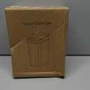 Yatmung 2.5 Gallon Motion Sensor Trash Can - Automatic Trash Can Touchless - Smart Trash Bin with Lid - Electric, Narrow, Plastic, Auto Open, Office, Bedroom, Bathroom - Small Garbage Can (Grey)