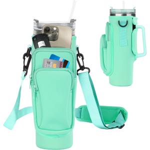 Water Bottle Carrier Bag (Green)
