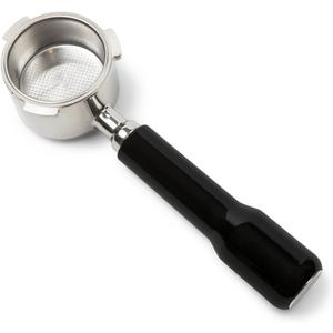 51mm Bottomless Portafilter for DeLonghi EC680 EC685, 3-Ear Naked Portafilter, Stainless Steel Espresso Filter Basket, Barista Upgrade for Dedica Series