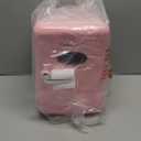 Skincare Fridge - 4L Makeup Fridge for Refrigerating Makeup, Skincare and Food, Mini Fridge for Bedroom, Office and Car, Cooler and Warmer, Beverage Cooler, Leather Pink