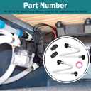 94-591-01 RV Water Pump Silencer Hose Kit 36" Replacement for Shurflo, Fit between the pump and the plumbing system to reduce unwanted rattling and plumbing vibration noises, Compatible with most RV