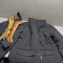 Cotrasen Mens Winter Jacket Hoodie Thicken Warm Fleece Lined Water Repellent Windproof Parka Winter Coat (Medium, Darkgrey)