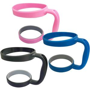 3 Pack 30oz Tumbler Handles, DanziX Mug Handle or Cup Holder Replacement- Black, Pink,Blue