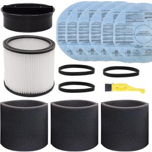 Filter Replacement 90304, 9010700, 90585 Foam Sleeve for Shop Vac Wet Dry Vacuums 5 Gallon Up 90304 90350 90333, Replace Part # 90304 90585