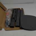 Haturi Vacuum Stand for Dyson Gen5 V15 V12 Detect V11 V10 V8 V7 V6, Vacuum Holder and Metal Storage Bracket Standing dock with Hidden Cord Design for Dyson Handheld Cordless Vacuum Cleaners (with Square Base, Dark Grey)